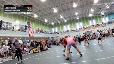 285 lbs Round 4 (6 Team) - Leonard Christian, Gladiator Alliance vs Aiden Pizarro, Florida Young Guns