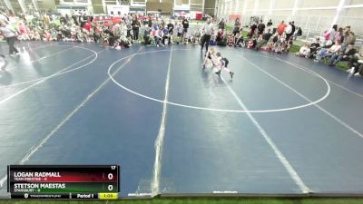 45 lbs Semis & 1st Wrestleback (8 Team) - Stetson Maestas, Stansbury vs Logan Radmall, Team Prestige