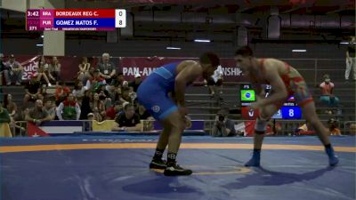 74 kg Semifinal - Franklin Gomez, PUR vs Cesar Bordeaux, BRA
