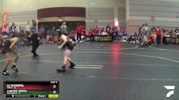 85 lbs Quarterfinals (8 Team) - AJ Woerpel, POWA vs Carter Smith, Mi Pitbulls