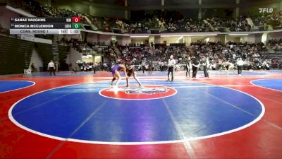 170 lbs Cons. Round 1 - Monica McClendon, Lumpkin Co. vs Sanae Vaughns, Villa Rica