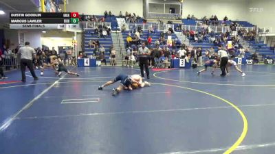 133 lbs Semifinal - Dustin Goodlin, Greater Latrobe vs Marcus Lawler, Bishop McDevitt