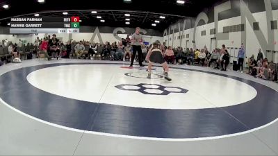 112 lbs Semis & 1st Wrestleback (8 Team) - Hawke Garrett, Team Nazar Training Center vs Hassan Farhan, Ruthless Wrestling Club