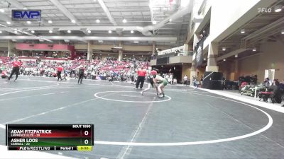 70 lbs Cons. Round 4 - Adam Fitzpatrick, Lawrence Elite vs Asher Loos, Carroll