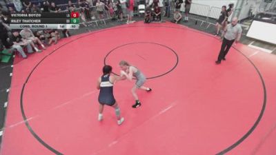 115 lbs Cons. Round 1 - Victoria Boyzo, Lab Academy vs Riley Thatcher, Bonita HS