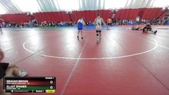 135-136 lbs Round 1 - Graham Brown, Iowa Grant/Highland vs Elliot Spanier, Waska/BBE