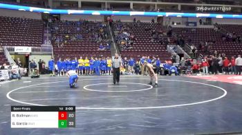 160 lbs Semifinal - Baltzer Bollman, Chestnut Ridge Hs vs Gavin Garcia, Southern Columbia Area Hs