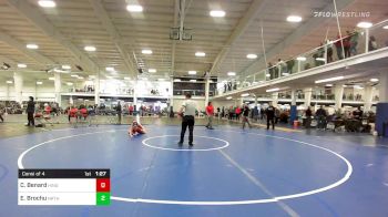 127 lbs Consi Of 4 - Casey Benard, Hingham vs Ella Brochu, Northbridge