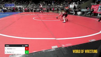 64 lbs Consi Of 8 #2 - Logan Vallalla, Mat Assassins vs Chasen Burke, Wentzville Wrestling Federation