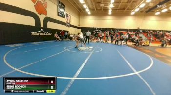 165 lbs Semifinal - Ayden Sanchez, Riverton vs Eddie Rodrick, Natrona County