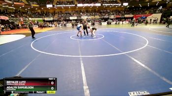 138G Semifinal - Brynlee Lutz, Wasilla High School vs Adalyn Samuelson, Napaskiak