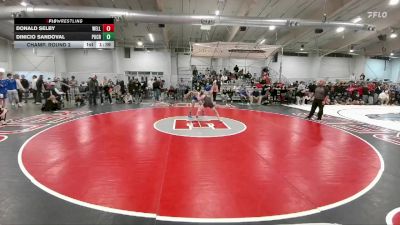 113 lbs Champ. Round 2 - Dinicio Sandoval, Pueblo Central vs Donald Selby, Wellington