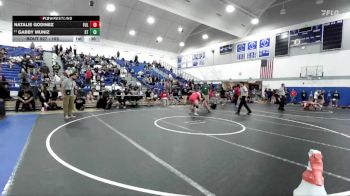 155 lbs Cons. Round 4 - Natalie Godinez, Fullerton vs Gabby Muniz, South Torrance