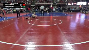 88 lbs Champ. Round 1 - Shane Redding, Hardin Wrestling Club vs Roger Iverson, Miles City Wrestling Club