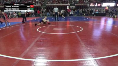88 lbs Champ. Round 1 - Shane Redding, Hardin Wrestling Club vs Roger Iverson, Miles City Wrestling Club