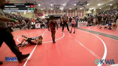 66 lbs Rr Rnd 3 - Beau Barrett, Black Fox Wrestling Club vs Cairo Anderson, ICEFIGHTER U