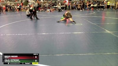 105 lbs Champ. Round 1 - Miles Ostronic, Westside Wrestling Club vs Brock Rieder, WRATH