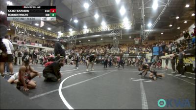 83 lbs Rr Rnd 3 - Everett Rowell, Elgin Wrestling vs Lane Jager, Carl Albert