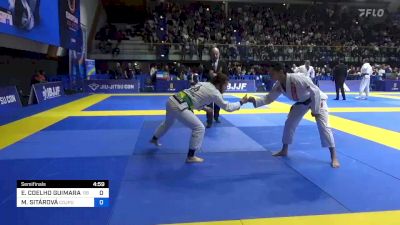 ELIAMAR COELHO GUIMARAES vs MARTINA SITÁROVÁ 2023 European Jiu-Jitsu IBJJF Championship