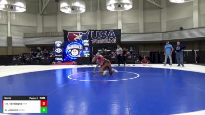 14U Boys - 110 lbs Semis - Reece Vendegna, Askren Wrestling Academy vs Amari Jenkins, Bad Karma Wrestling Club