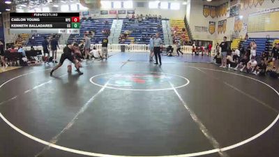 215 lbs Round 1 (8 Team) - Kenneth Balladares, Cypress Creek vs Caelon Young, Naperville Central