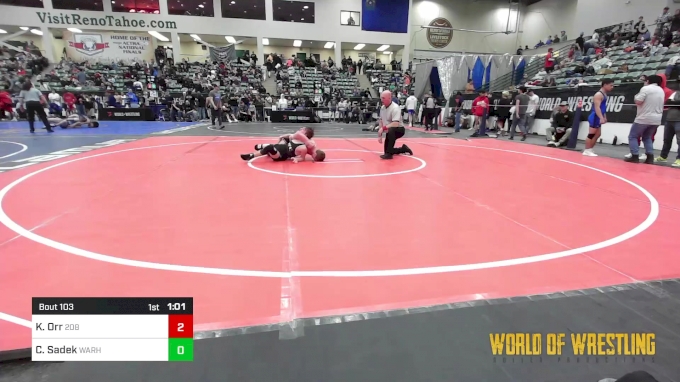 115 lbs Round Of 32 - Koy Orr, 208 Badgers vs Charles Sadek, Warhead ...