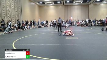 90 lbs Quarterfinal - Bennett Walsh, Ascend Wr Acd vs Luca Mariotti, Minnesota Elite