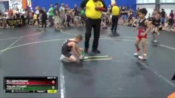 64 lbs Round 4 (8 Team) - Eli Armstrong, Backyard Brawlers vs Talon Stuart, Nebraska Elite