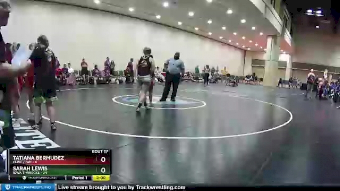 138 lbs Round 4 (10 Team) - Sarah Lewis, Iowa T-Wrecks vs Tatiana Bermudez, CLWC / IWC