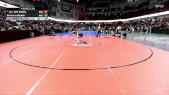 120 lbs Champ. Round 2 - Taryn Durrant, Kuna vs Lily Ann DeMill, Caldwell