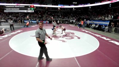 II-144 lbs Champ. Round 2 - Gavin Mangano, Shoreham Wading River vs Jonathan Swartwout, Fonda/Johnstown