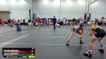 106 lbs Round 7 (8 Team) - Emilio Albanese, Grit Mat Club vs Malaki Mendoza, Whitted Trained Dynasty