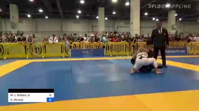 Mark L Wilson Jr vs Kevin Munoz 2022 American National IBJJF Jiu-Jitsu Championship