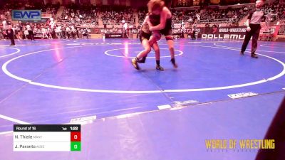 90 lbs Round Of 16 - Nixen Thiele, MANTANONA-TC vs Jax Paranto, All I See Is Gold Academy