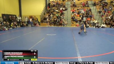 60 lbs Cons. Round 4 - Conor McDonough, Pursuit Wrestling Minnesota vs Owen Pronschinske, LAW