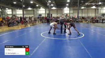 82 lbs Consolation - Tegan Ray, DC Elite vs Dean Wainwright, Agoge