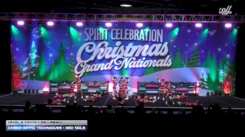 Cheer-riffic Techniques - Red Tails [2025 L2 Youth - D2 - Small] 2025 Spirit Celebration Christmas Grand Nationals