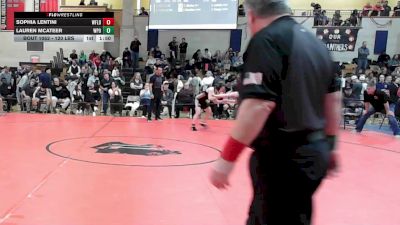 120 lbs Semifinal - Sophia Lentini, Westfield vs Lauren McAteer, Walpole