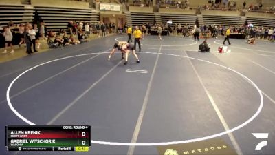 127 Championship Bracket Cons. Round 4 - Gabriel Witschorik, Waconia vs Allen Krenik, Scott West