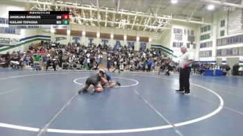 122 lbs Cons. Round 1 - Kailani Topasna, Mater Dei Catholic vs Angelina Grijalva, Brawley