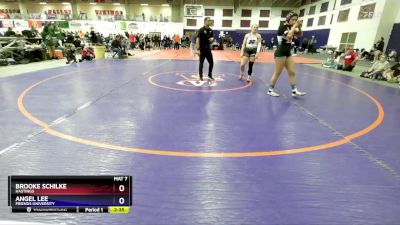 160 lbs Cons. Round 2 - Brooke Schilke, Hastings vs Angel Lee, Friends University