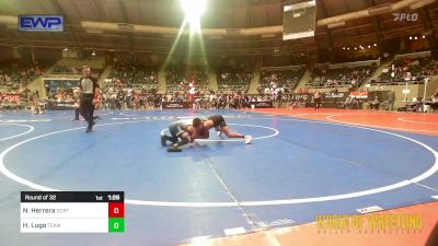 80 lbs Round Of 32 - Nixon Herrera, OCRTC vs Hunter Lugo, Team Texas