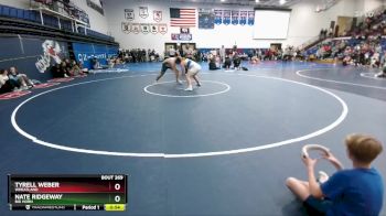 190 lbs Cons. Round 1 - Tyrell Weber, Wheatland vs Nate Ridgeway, Big Horn