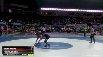 D 3 126 lbs Quarterfinal - Dylan Brown, DeLaSalle vs Michael Brame II, Evangel Christian Academy