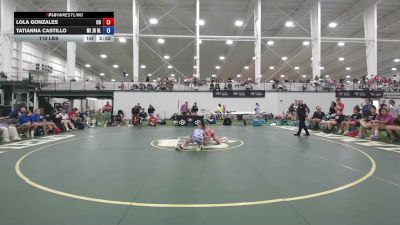 110 lbs Lola Gonzales, Colorado vs Tatianna Castillo, Michigan Blue