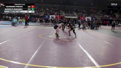 100 lbs Cons. Round 4 - Maddelyn Modawell, Mountain View vs Getsemani Poblete, Capistrano Valley