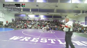 Boys 115 lbs 1st Place Match - Brodie Henderson, Orland Boys vs Morgan Stevens, Shasta Boys