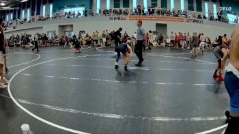 100 lbs Round 3 (4 Team) - Declyn Wilson, Caveman vs Ben Martin, West Forsyth WC