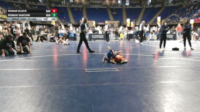75 lbs 7th Place - Ronan Klock, Danville vs Roman Vasconi, Sharpsville