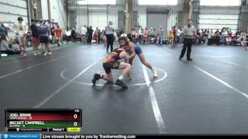 115 lbs Round 5 (8 Team) - Becket Campbell, Olympia vs Joel Brink, Terps Xpress
